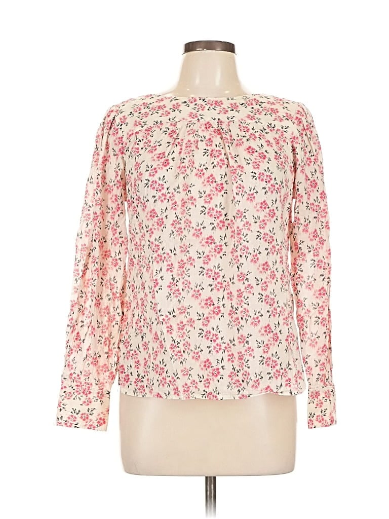 Pre-owned Rebecca Taylor Long Sleeve Blouse In Pink