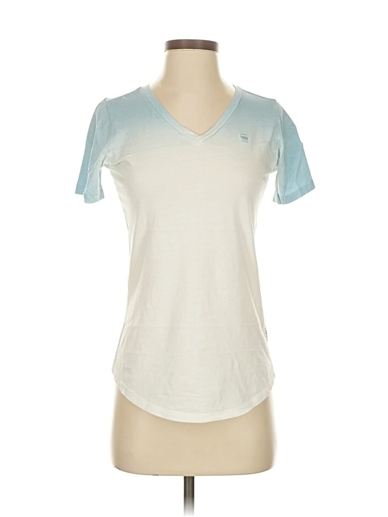Pre-owned G-star Raw Short Sleeve T-shirt In White