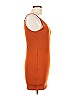 iris Solid Orange Casual Dress Size L - photo 4