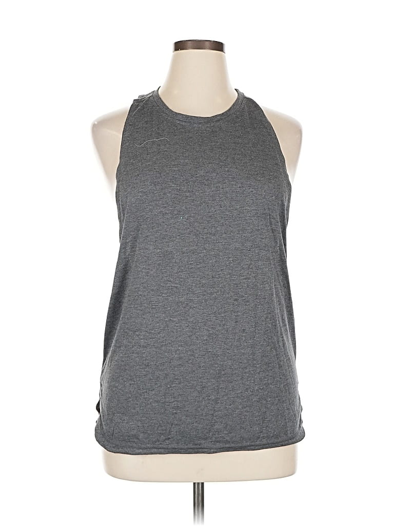 Pre-owned Unbranded Sleeveless T-shirt In Gray