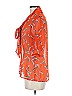 Yoana Baraschi 100% Polyester Orange 3/4 Sleeve Blouse Size M - photo 5