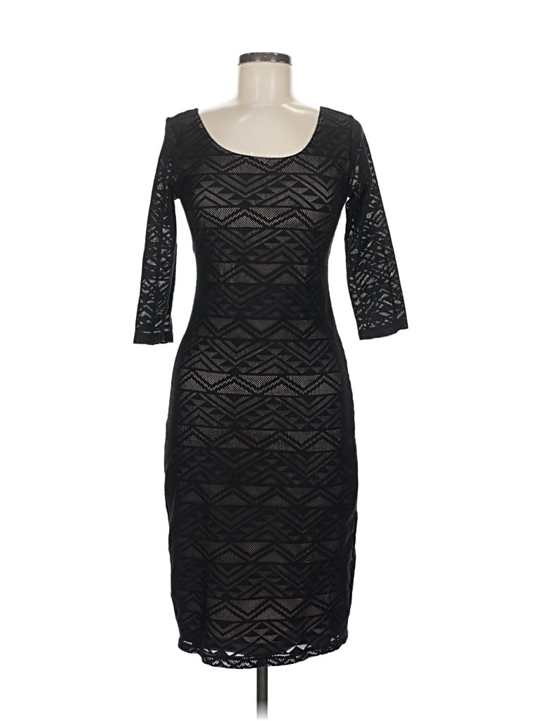 Pre-owned Xhilaration Cocktail Dress In Black