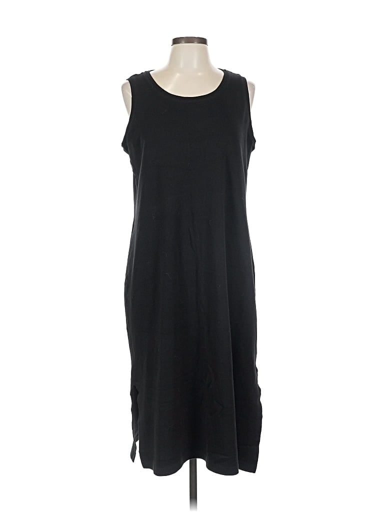 Pre-owned Isaac Mizrahi Live Casual Dress In Black