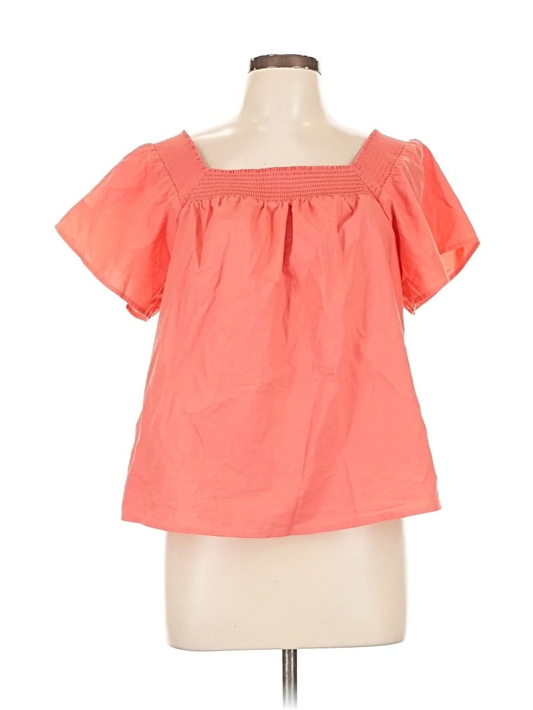 Pre-owned Rails Short Sleeve T-shirt In Orange