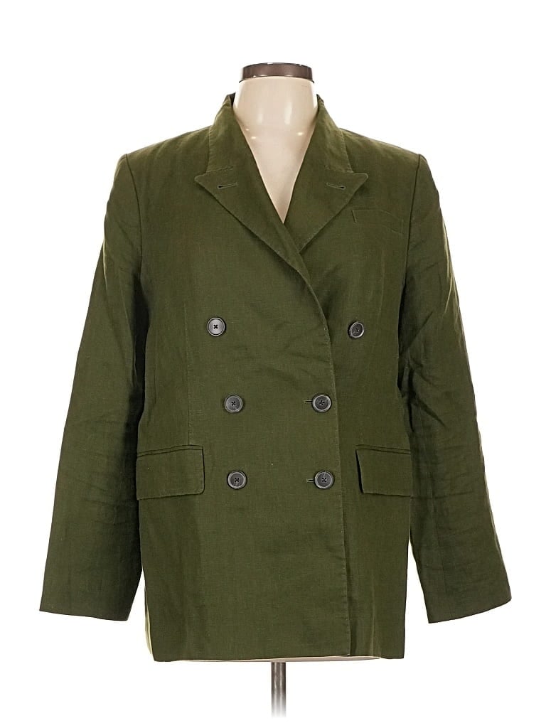 Pre-owned Banana Republic Coat In Green