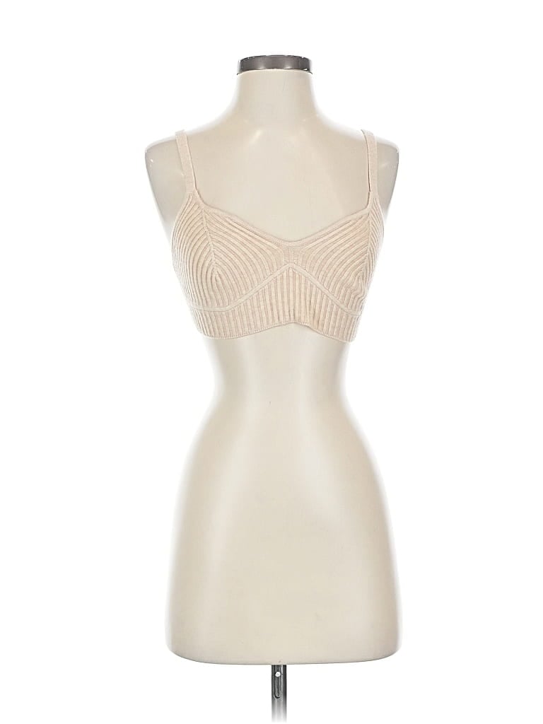 Pre-owned Wild Fable Sleeveless Top Ivory Sweetheart Neckline Tops In White