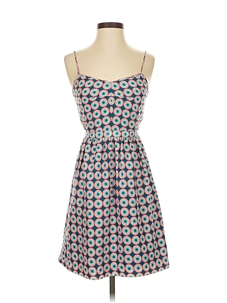 Pre-owned J.crew Factory Store Casual Dress In Blue