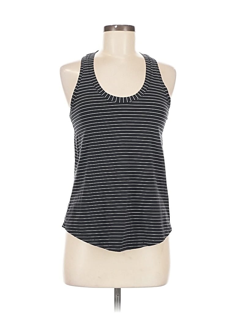 Pre-owned Lululemon Athletica Tank Top Black Halter Neckline Tops