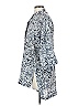 Victor Alfaro 100% Polyester Paisley Blue 3/4 Sleeve Blouse Size XS - photo 5