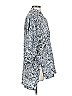 Victor Alfaro 100% Polyester Paisley Blue 3/4 Sleeve Blouse Size XS - photo 4