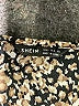 Shein 100% Polyester Animal Print Brown Short Sleeve Blouse Size S - photo 7