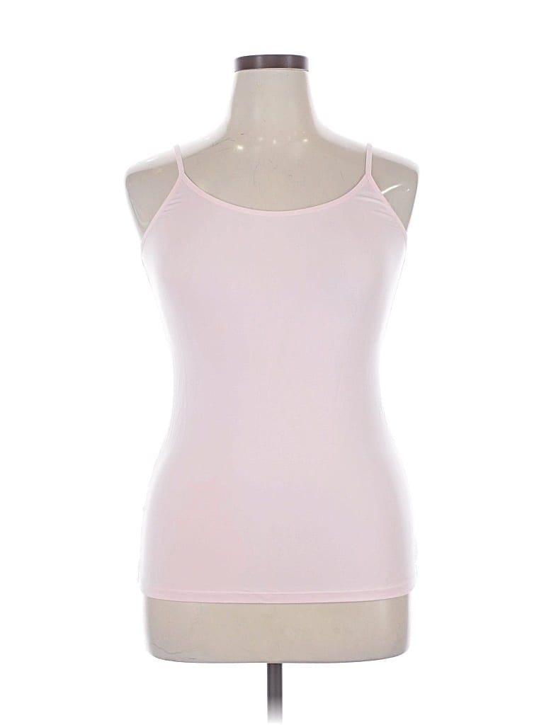 Pre-owned Felina Tank Top Pink Halter Neckline Tops