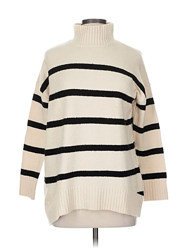 Pre-owned Workshop Republic Clothing Turtleneck Sweater In White