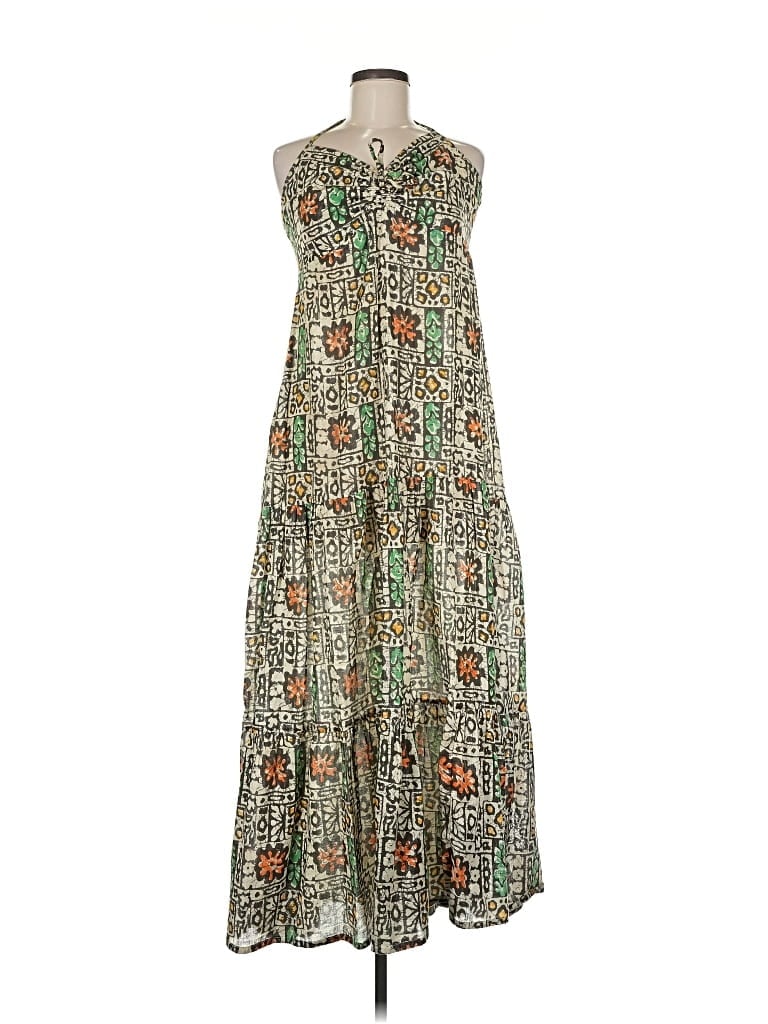 Pre-owned Unbranded Casual Dress In Brown