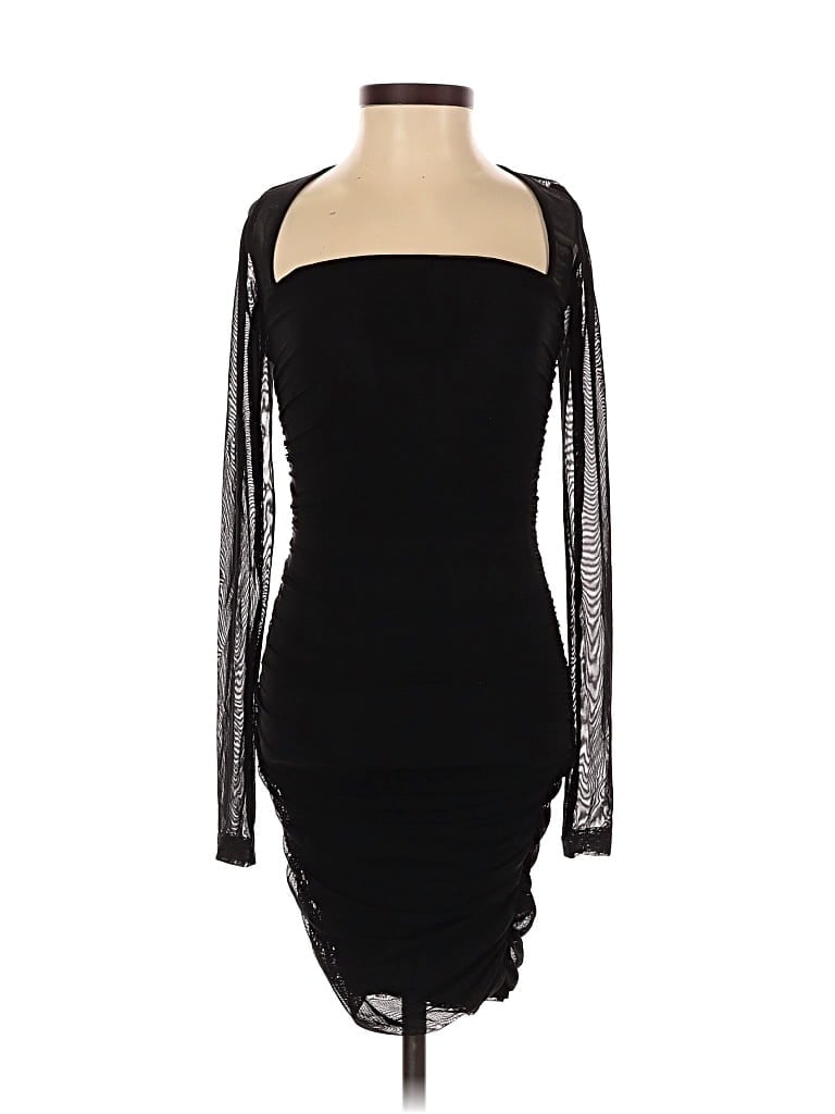 Pre-owned Unbranded Cocktail Dress In Black