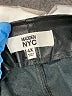 madden nyc 100% Polyurethane Metallic Black Shorts Size 4X - photo 3