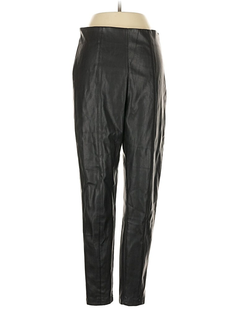 Pre-owned Ann Taylor Factory Track Pants In Black