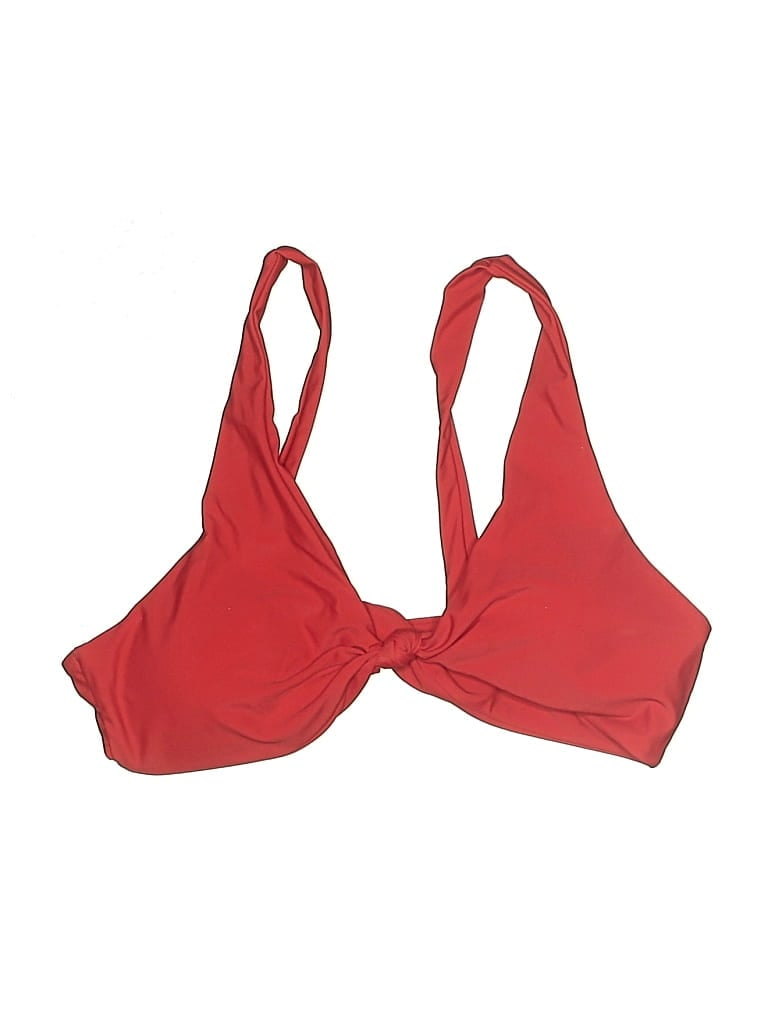 Pre-owned Unbranded Swimsuit Top Red Swimwear