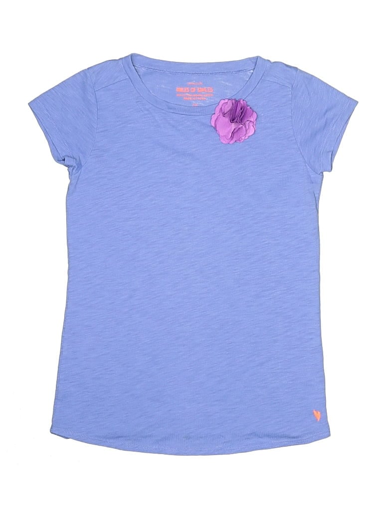 Pre-owned Crewcuts Kids' Short Sleeve T-shirt In Blue