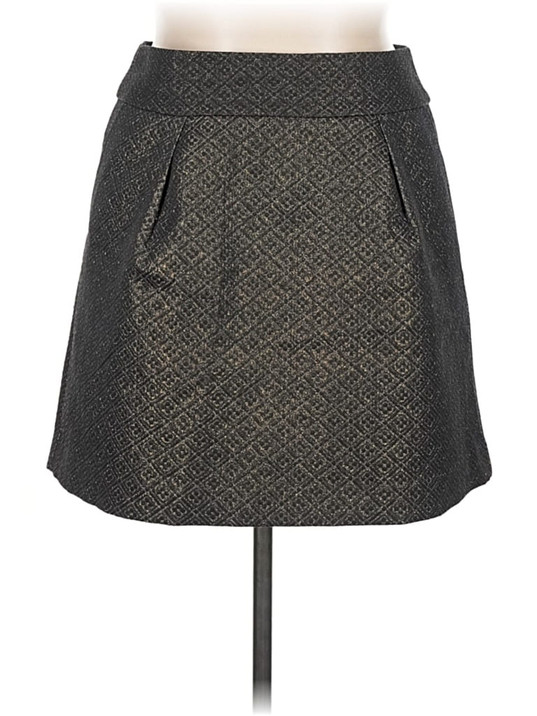 Pre-owned Ann Taylor Loft Formal Skirt In Gray