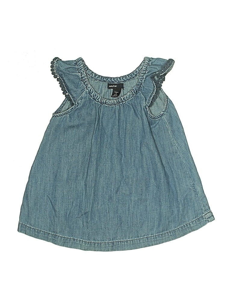 Pre-owned Baby Gap Kids' Dress In Blue