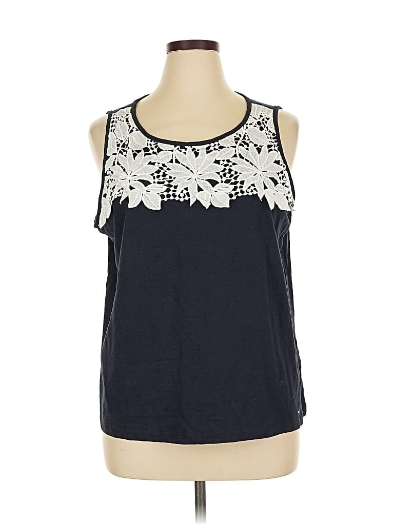 Pre-owned Tommy Hilfiger Sleeveless T-shirt In Blue