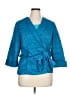 Alex Evenings Teal Kimono Size 1X - photo 1