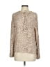 Reset 100% Rayon Animal Print Ivory Long Sleeve Blouse Size S - photo 1