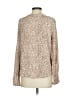 Reset 100% Rayon Animal Print Ivory Long Sleeve Blouse Size S - photo 2