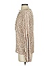 Reset 100% Rayon Animal Print Ivory Long Sleeve Blouse Size S - photo 5