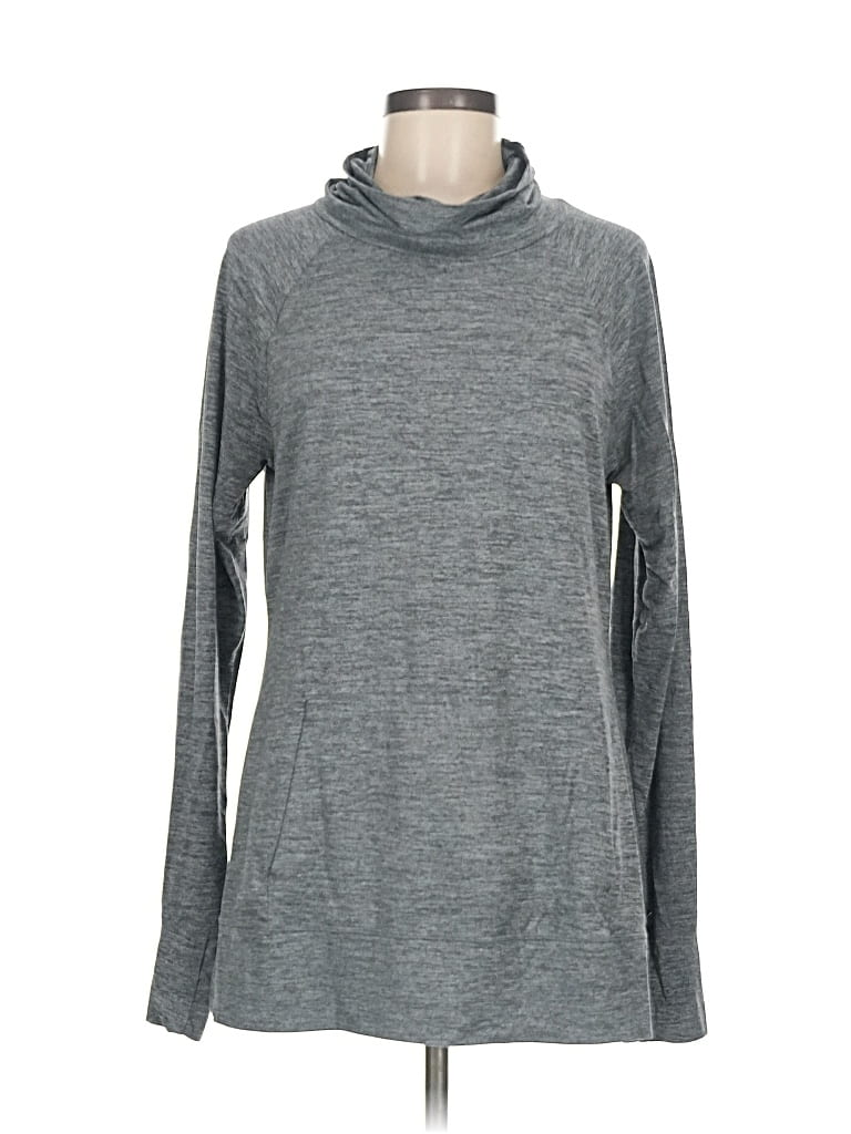 Pre-owned Moret Ultra Long Sleeve Turtleneck In Gray