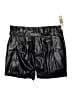 madden nyc 100% Polyurethane Metallic Black Shorts Size 4X - photo 1