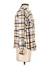 Maurices 100% Rayon Plaid Ivory Long Sleeve Button-Down Shirt Size S - photo 4