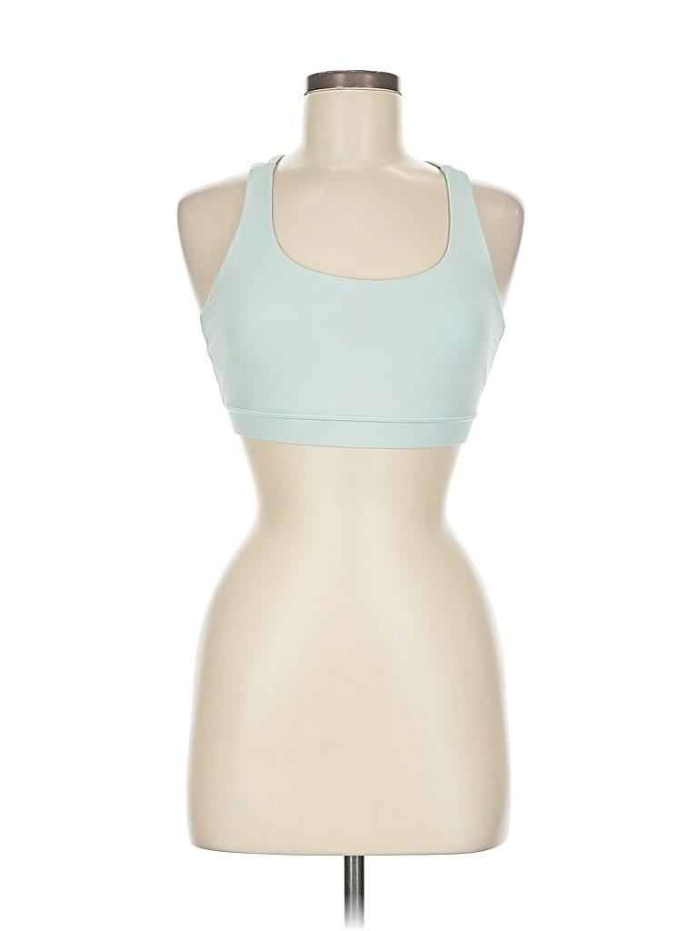 Pre-owned Lululemon Athletica Sports Bra In Green