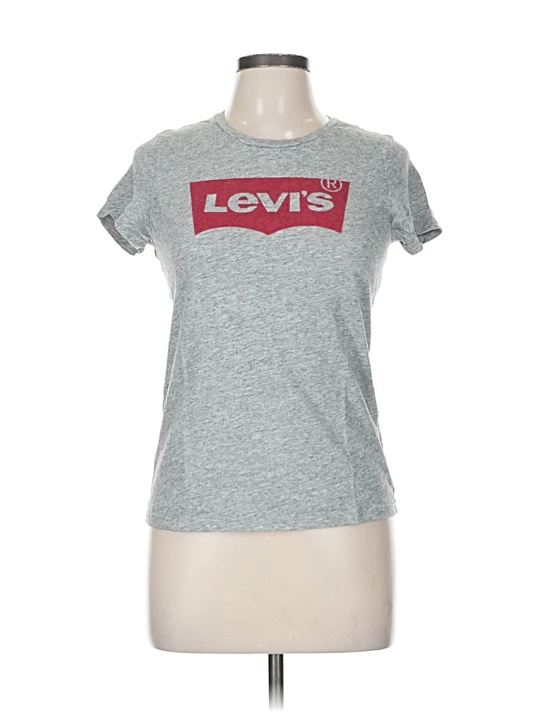 Pre-owned Levi's Short Sleeve T-shirt In Gray