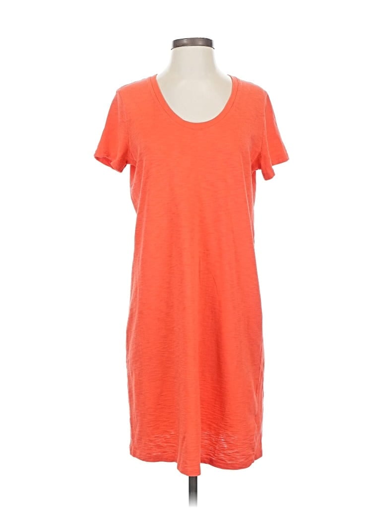 Pre-owned Universal Thread Short Sleeve Top Orange Scoop Neck Tops