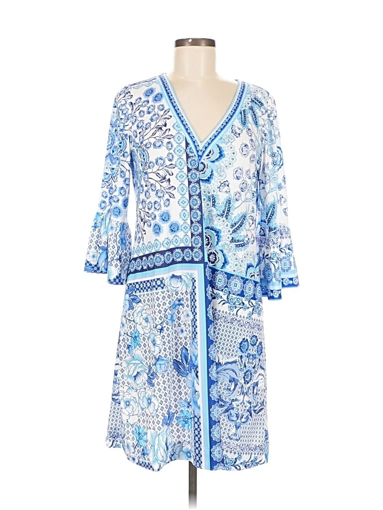 Click to view more detailed imagery on our partner's website Pre-owned Hale Bob Casual Dress In Blue