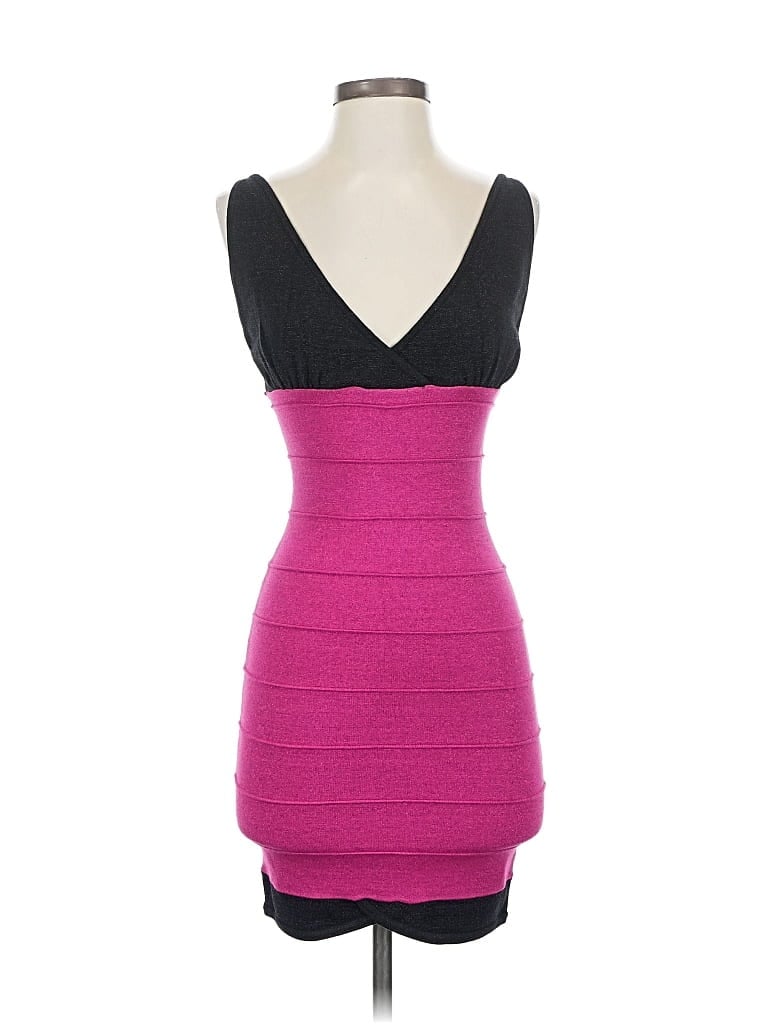 Pre-owned Hot Miami Styles Cocktail Dress In Purple
