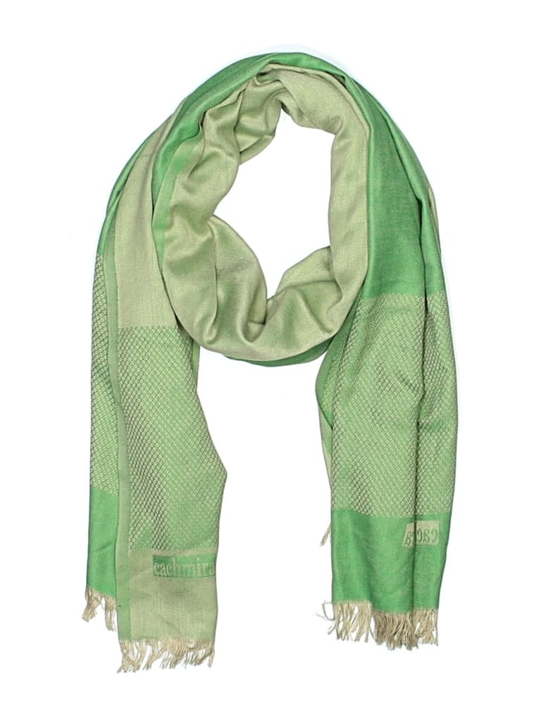 Pre-owned Unbranded Scarf In Green