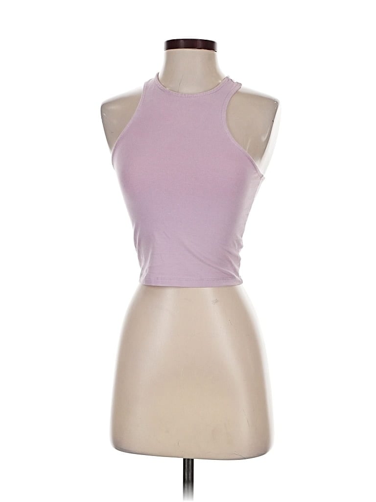 Pre-owned Tobi Tank Top Purple Halter Neckline Tops