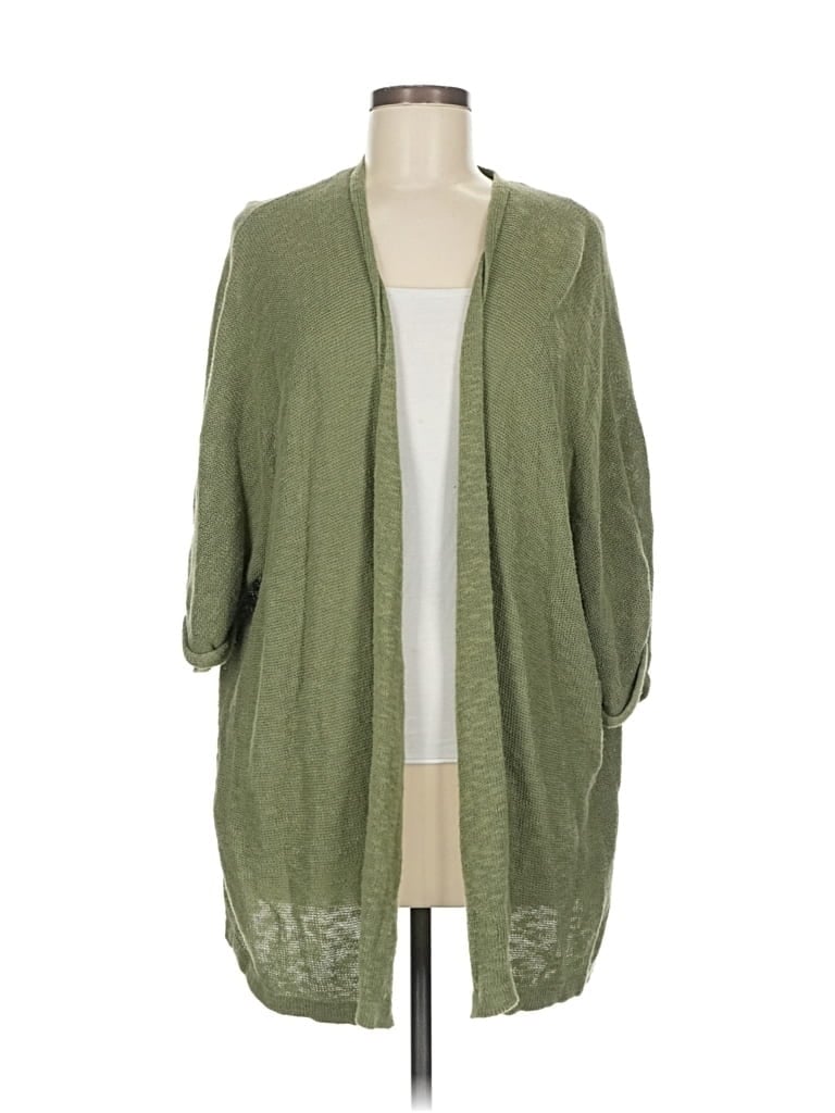 GAP Pre-owned Cardigan Sweater In Green