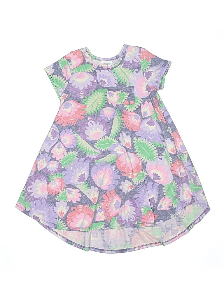 Pre-owned Lularoe Kids' Dress In Purple