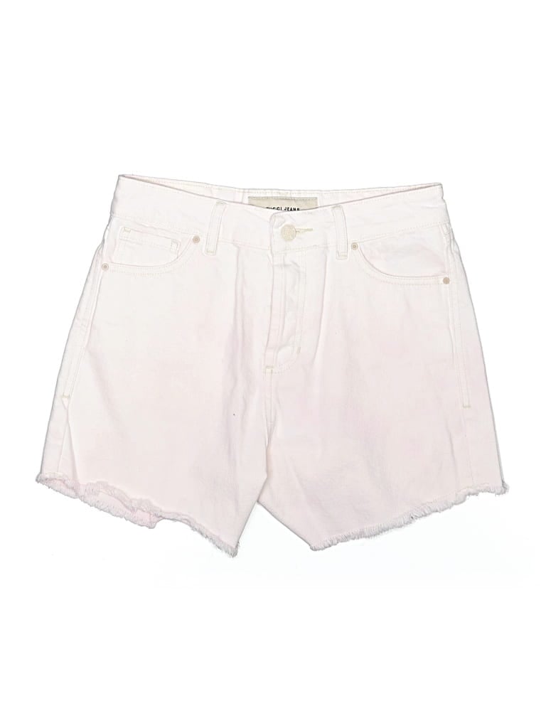 Pre-owned Tucci Denim Shorts In White