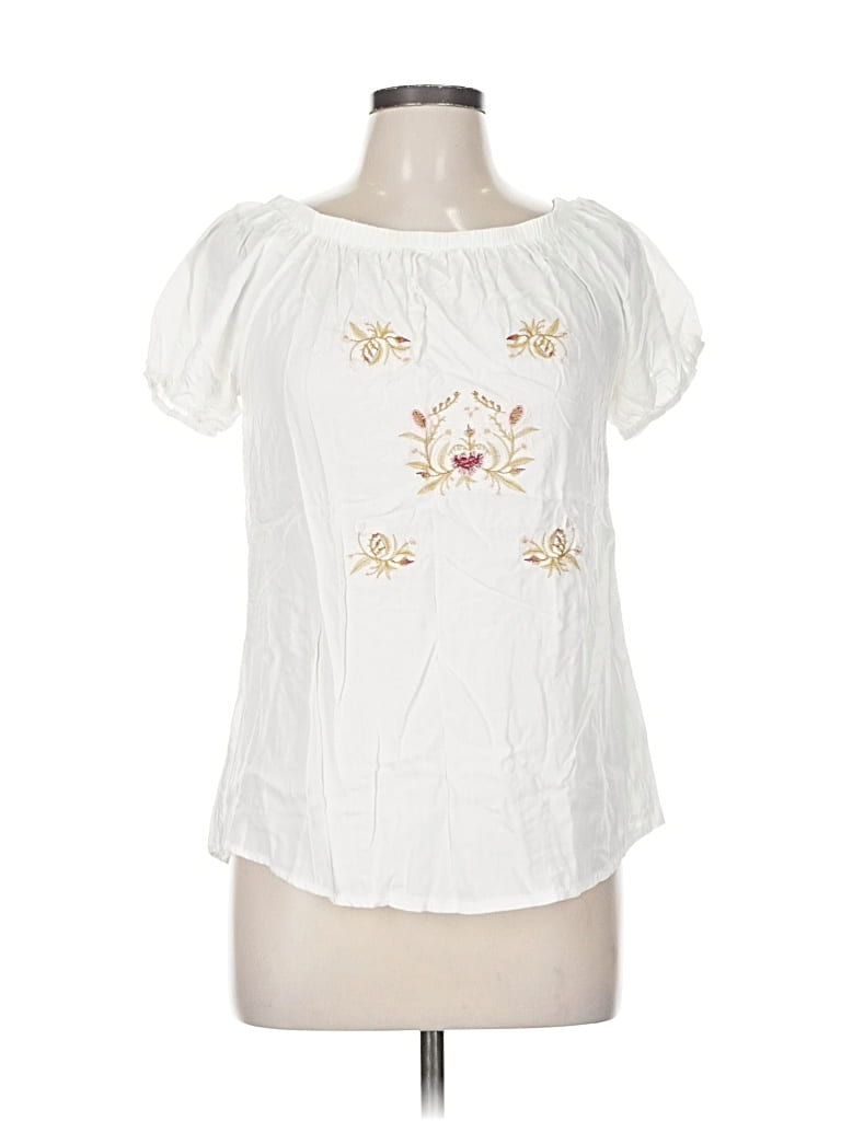 Pre-owned Bellezza Short Sleeve T-shirt In White