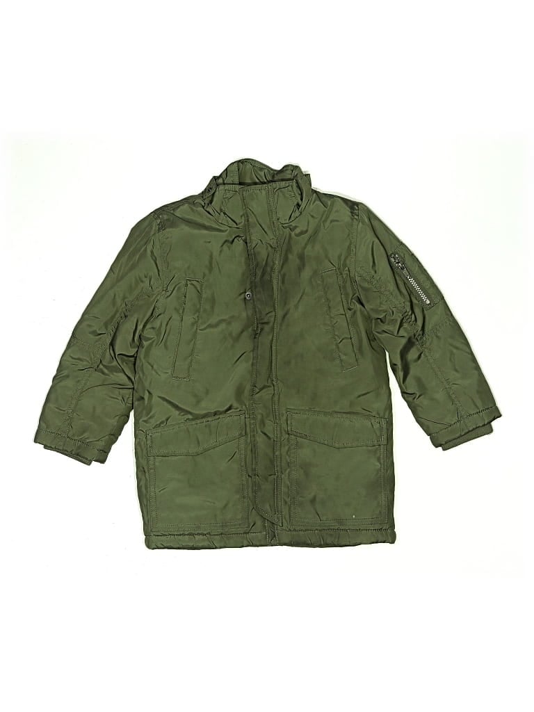Pre-owned H&m Kids' Raincoat In Green