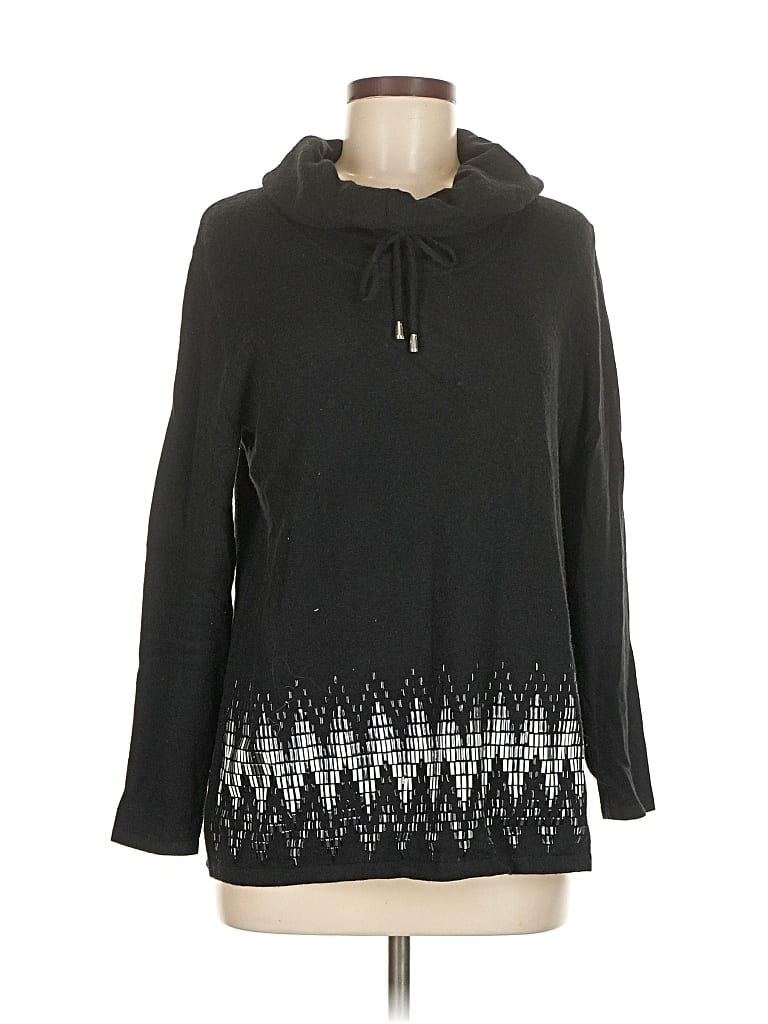 Pre-owned Ruby Rd. Pullover Sweater In Black