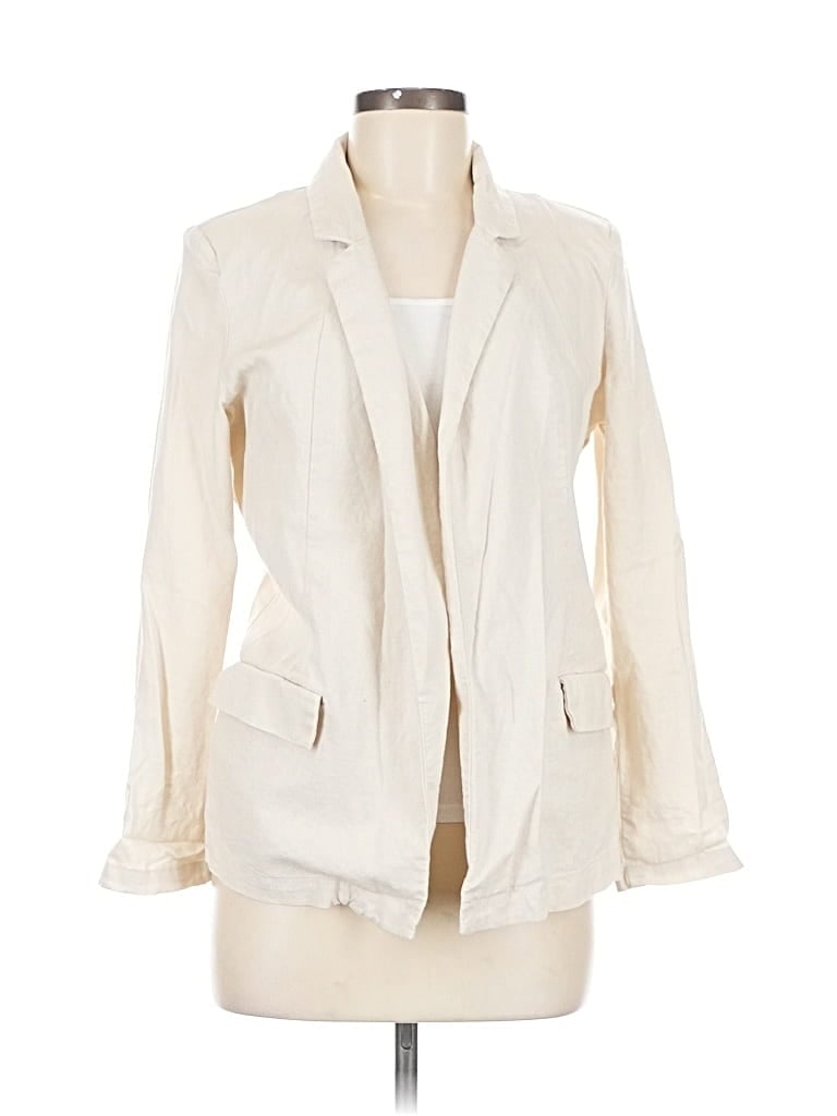 Pre-owned Love Tree Blazer Jacket In White