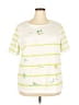 Onque Green Short Sleeve Top Size 2X - photo 1