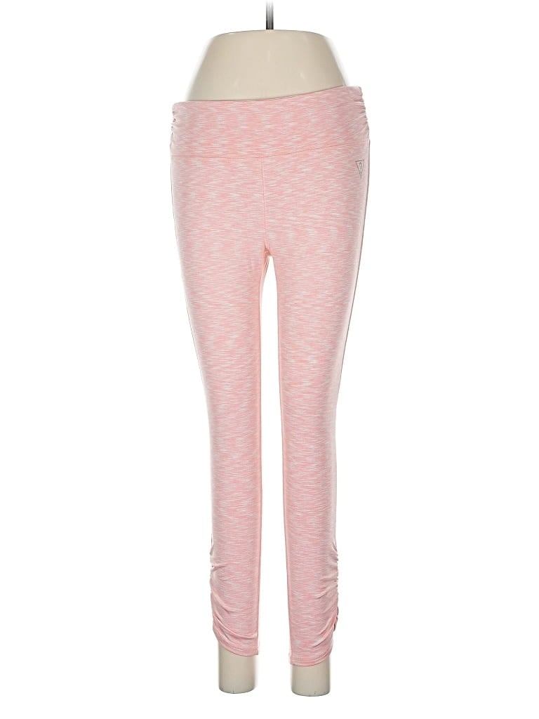 Pre-owned Guess Active Pants In Pink