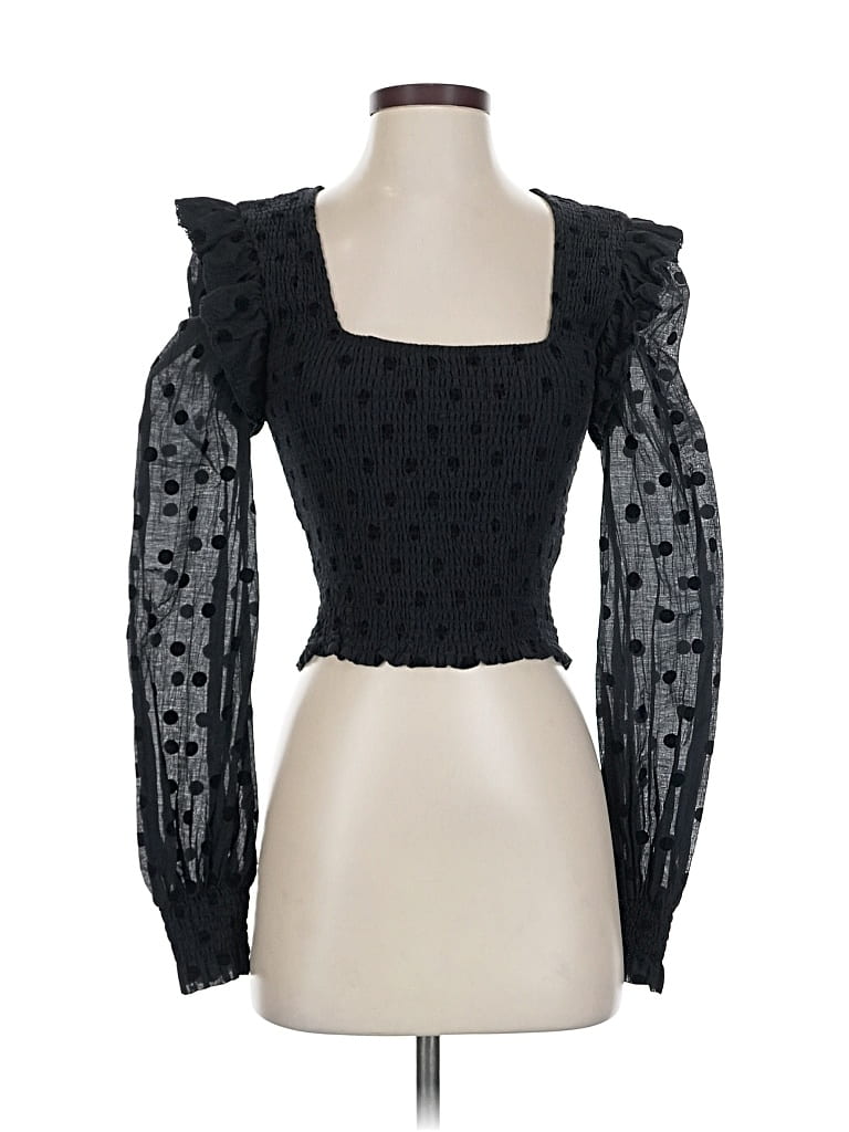 TULAROSA Pre-owned Long Sleeve Blouse In Black